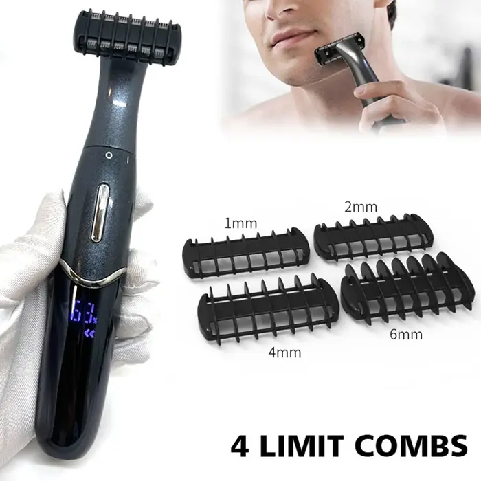 Zone intime coupe de cheveux rasoir de précision hommes ligne de Bikini boules