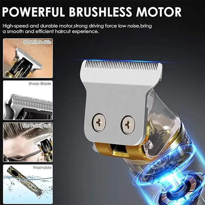 Sculpture T9 Vintage professionnel électrique Machine de coupe de cheveux USB Rechargeable Portable rasoir tondeuse pour la soin de la barbe meilleur cadeau