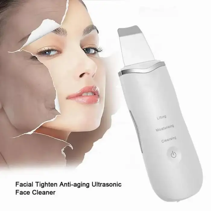 Épurateur de peau à ultrasons à vibrations profondes