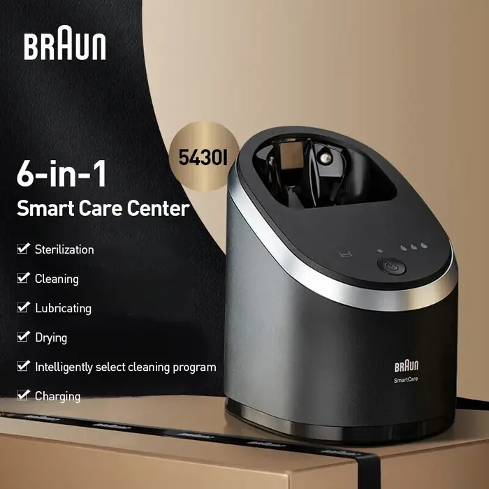 Braun Smart Cleaning Center 5430I Centre de soins pour rasoir électrique intelligent 6 en 1