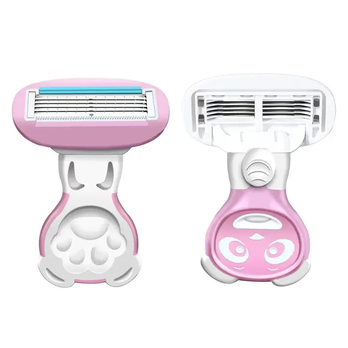 Rasoir portable pour femmes avec tête de coupe remplaçable