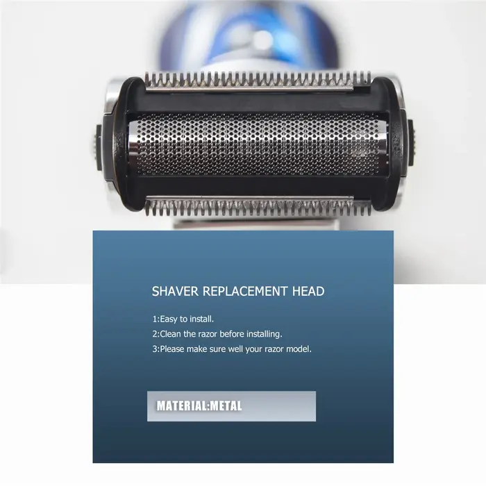 Feuille de tête de rasoir de rechange pour tambours Philips Norelco