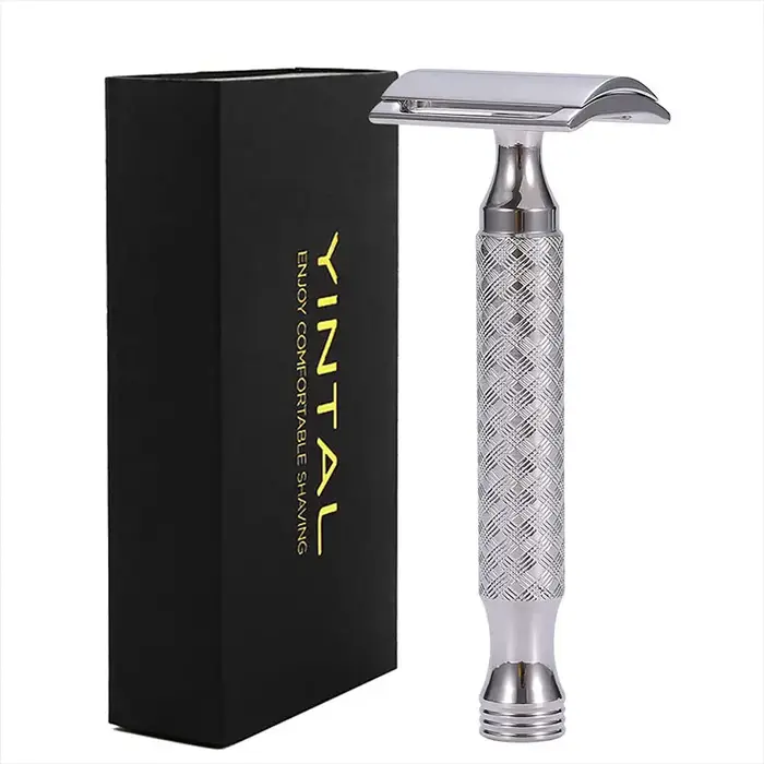 Rasoir manuel en acier inoxydable pour homme