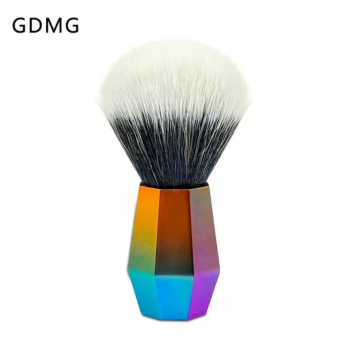 Pinceau à raser GDMG - Poignées colorées - Outils de nettoyage de la barbe pour hommes