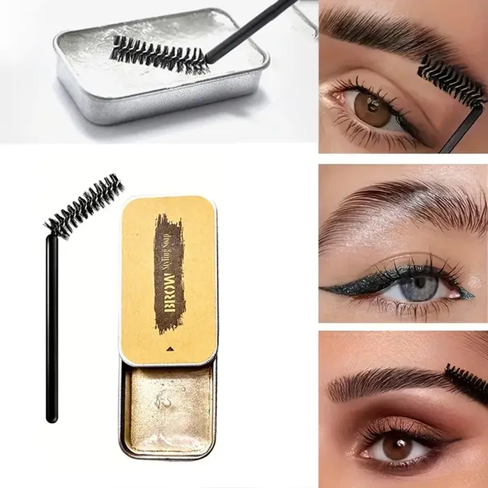 Gel fixateur de cire coiffante pour sourcils