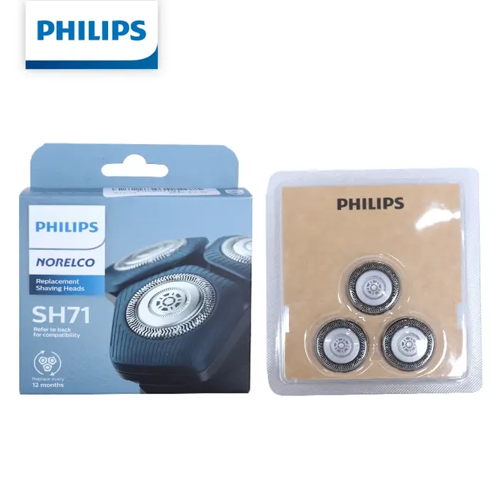 Têtes de rasage de rechange Philips SH71/51, lot de 3, ensembles de lames et de grille pour rasoirs 