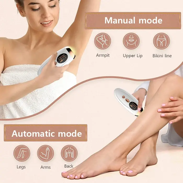 HOMEFISH Laser épilateur IPL épilation pour femmes corps Bikini visage 990000 flashs Permanent indolore IPL