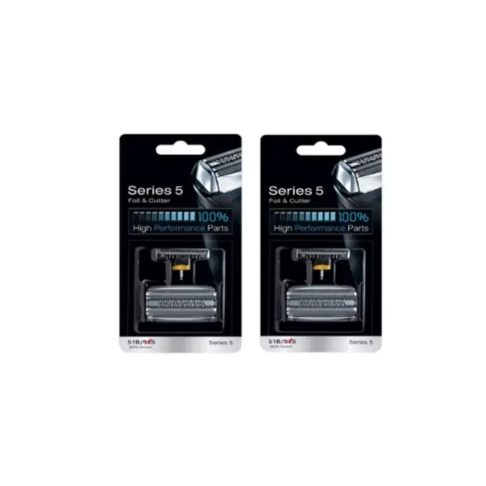 Tête de coupe de rechange en aluminium argenté 51s