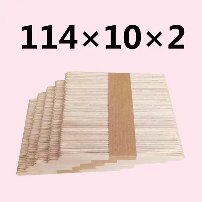 Spatule en bois pour épilation du corps pour femme