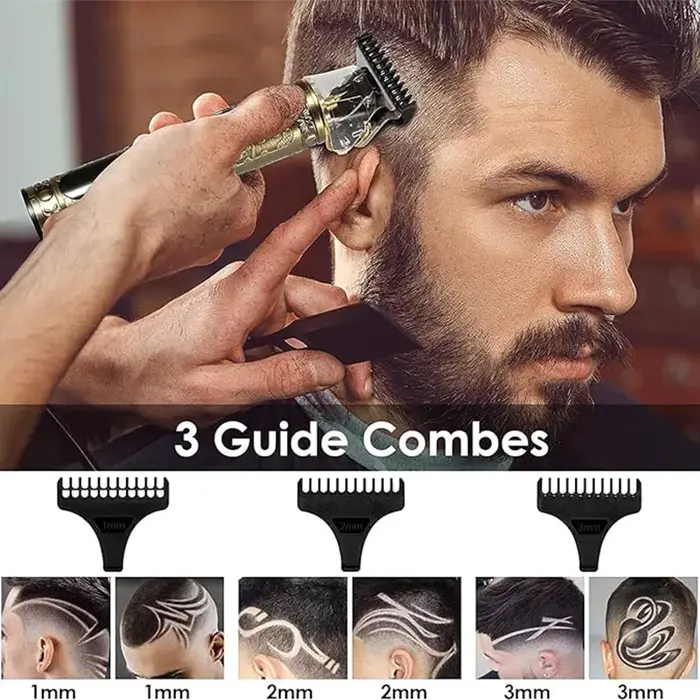 Sculpture T9 Vintage professionnel électrique Machine de coupe de cheveux USB Rechargeable Portable rasoir tondeuse pour la soin de la barbe meilleur cadeau