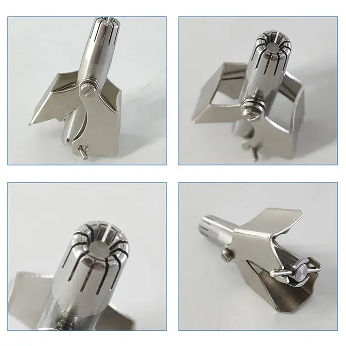 Tondeuse à poils de nez pour hommes et femmes, rasoir manuel mécanique en acier inoxydable, outils d