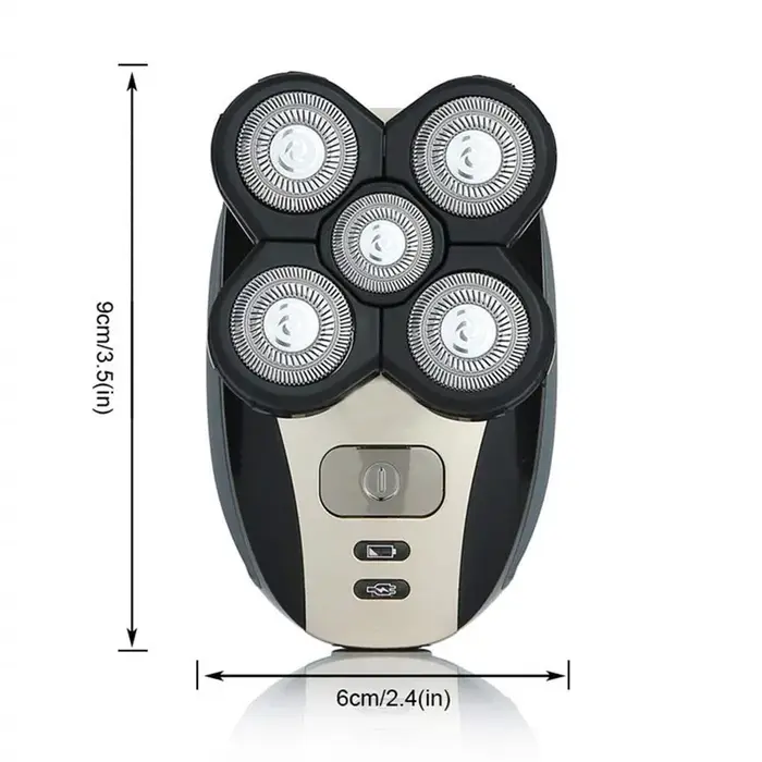 Ensemble de rasoir électrique rechargeable USB IPX7