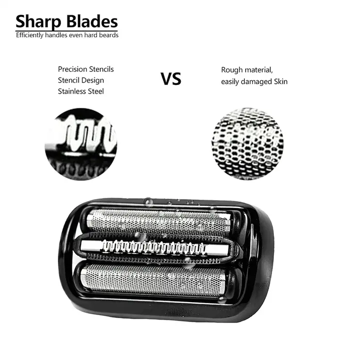 Tête de rechange 53B compatible avec le rasoir électrique Braun Series 5/6 5018s